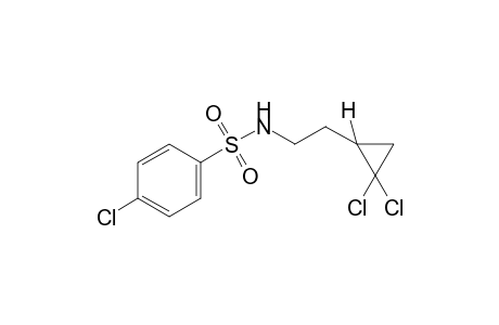 p-chloro-N-[2-(2,2-dichlorocyclopropyl)ethyl]benzenesulfonamide