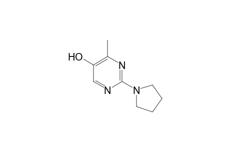 4-methyl-2-(1-pyrrolidinyl)-5-pyrimidinol