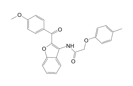 N-[2-(4-methoxybenzoyl)-1-benzofuran-3-yl]-2-(4-methylphenoxy)acetamide