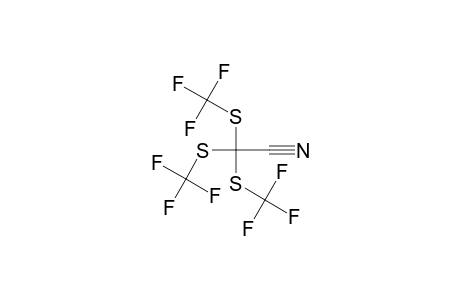 Tris(trifluoromethylsulfanyl) acetonitrile