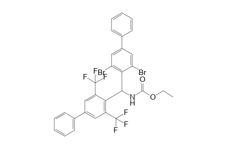 Ethyl N-{(3',5'-Dibromobiphenyl-4'-yl)-[3,5-bis(trifluoromethyl)biphenyl-4-yl]methyl}-carbamate