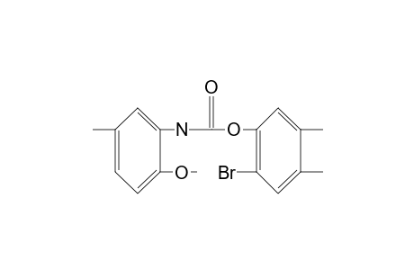 2-methoxy-5-methylcarbanilic acid, 6-bromo-3,4-xylyl ester