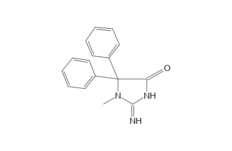 5,5-diphenyl-2-imino-1-methyl-4-imidazolidinone