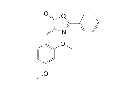 4-[1-(2,4-Dimethoxy-phenyl)-meth-(Z)-ylidene]-2-phenyl-4H-oxazol-5-one