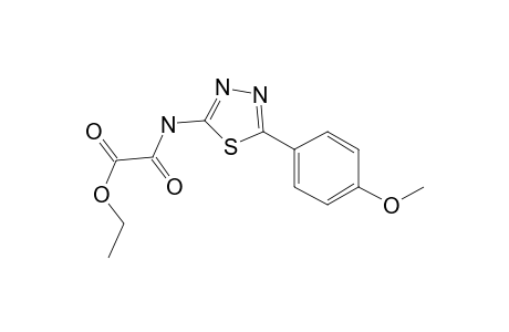 N-[5-(4-Methoxyphenyl)-[1,3,4]thiadiazol-2-yl] oxalamic acid, ethyl ester