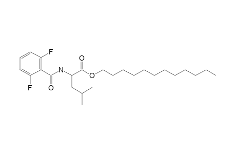 L-Leucine, N-(2,6-difluorobenzoyl)-, dodecyl ester