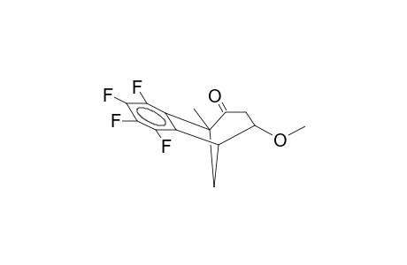 1-METHYL-2-OXO-4-ENDO-METHOXY-6,7-TETRAFLUOROBENZOBICYCLO[3.2.1]OCTENE