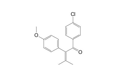 1-(4-Chlorophenyl)-2-(4-methoxyphenyl)-3-methylbut-2-en-1-one