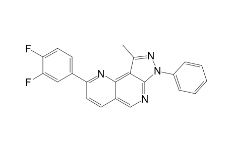 2-(3,4-Difluorophenyl)-9-methyl-7-phenyl-7H-pyrazolo[3,4-h][1,6]naphthyridine