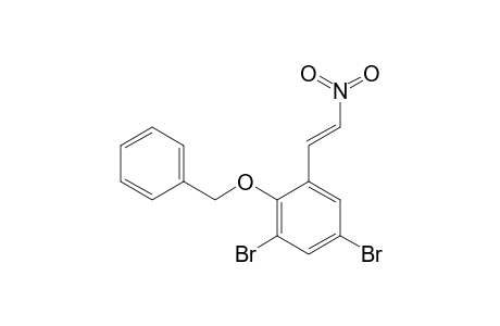 Ethene, 1-(2-benzyloxy-3,5-dibromophenyl)-2-nitro-