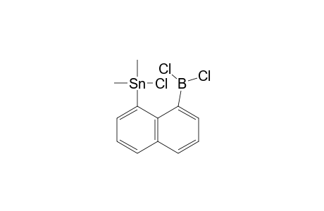 1-(CHLORODIMETHYLSTANNYL)-8-(DICHLOROBORYL)-NAPHTHALENE