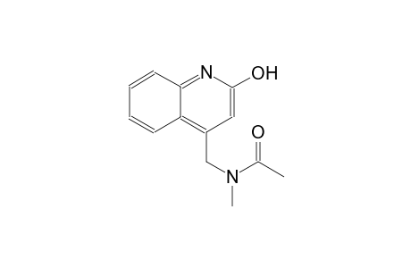 N-[(2-hydroxy-4-quinolinyl)methyl]-N-methylacetamide