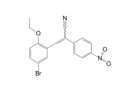 3-(5-Bromo-2-ethoxyphenyl)-2-(p-nitrophenyl)acrylonitrile