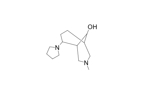 3-Azabicyclo[3.3.1]nonan-9-ol, 3-methyl-6-(1-pyrrolidinyl)-, (endo,anti)-