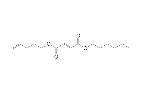 Fumaric acid, hexyl pent-4-enyl ester