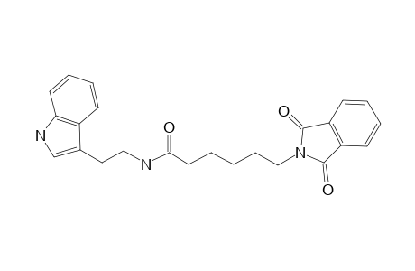 6-(1,3-Dioxo-1,3-dihydro-2H-isoindol-2-yl)-N-[2-(1H-indol-3-yl)ethyl]hexanamide