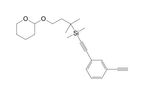 2-{3'-{[(3"-Ethynylphenyl)ethynyl]dimethylsilyl]-3'-methylbutoxy}tetrahydro-2H-pyran