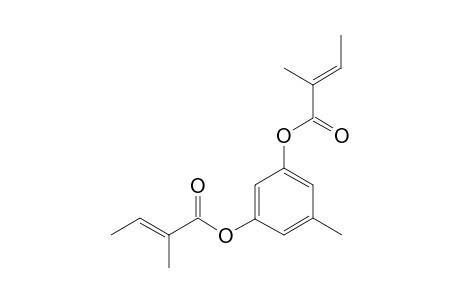 Orcinyl di-tiglate