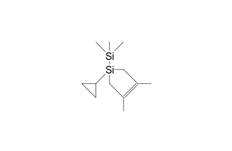 1-Cyclopropyl-3,4-dimethyl-1-trimethylsilyl-silapent-3-ene