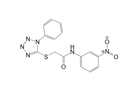 N-(3-Nitrophenyl)-2-[(1-phenyl-1H-tetraazol-5-yl)sulfanyl]acetamide