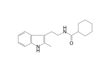 cyclohexanecarboxamide, N-[2-(2-methyl-1H-indol-3-yl)ethyl]-