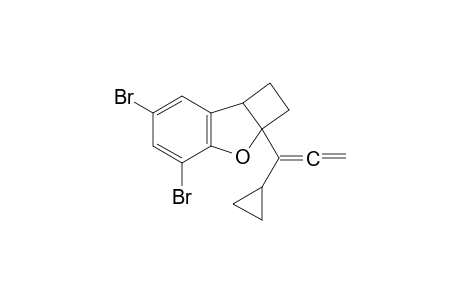 4,6-dibromo-2a-(1-cyclopropylpropa-1,2-dienyl)-2,7b-dihydro-1H-cyclobuta[b]benzofuran