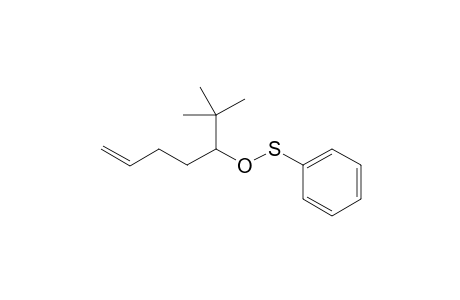 (2,2-Dimethyl-6-hepten-3-yl)benzenesulfenic acid o-ester