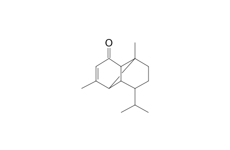 TRICYCLO[4.4.0.0(2,7)]DEC-4-EN-3-ONE, 1,3-DIMETHYL-8-(1-METHYLETHYL)-