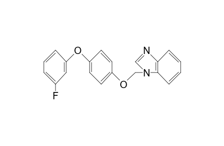 1H-Benzimidazole, 1-[[4-(3-fluorophenoxy)phenoxy]methyl]-