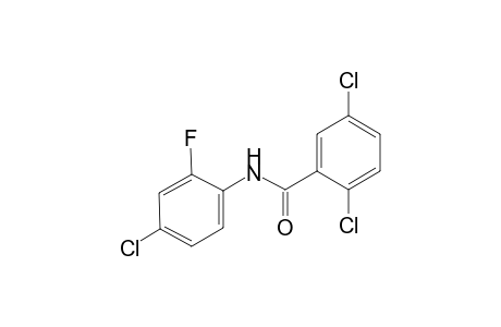 2,5-dichloro-N-(4-chloro-2-fluorophenyl)benzamide