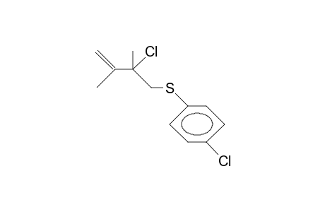 1-Chloro-4-[(2-chloro-2,3-dimethyl-3-butenyl)-thio]-benzol