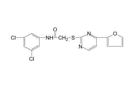 3',5'-dichloro-2-{[4-(2-furyl)-2-pyrimidinyl]thio}acetanilide