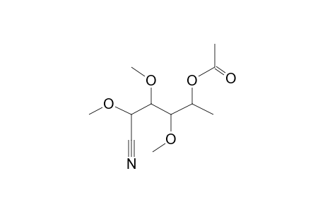 5-O-Acetyl-2,3,4-tri-O-methyl-6-deoxy-d-galactonitrile