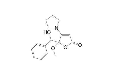 5-Hydroxybenzyl-5-methoxy-4-(pyrrolidin-1-yl)-furan-2(5H)-one