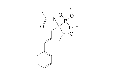 DIMETHYL-(2S,3S)-[1-(N-ACETYLAMINO)-2-HYDROXY-1-[(E)-3-PHENYL-2-PROPENYL]-PROPYL]-PHOSPHONATE