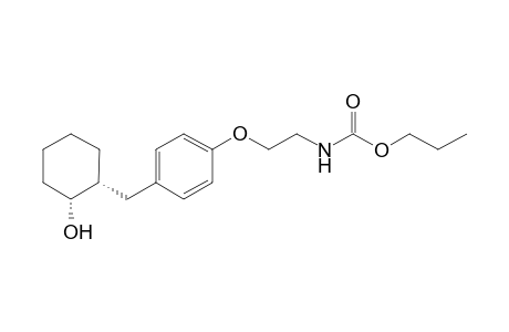 Propyl (cis)-N-{2-{4'-[(2""-hydroxycyclohexyl)methyl]phenoxy}ethyl}carbamate