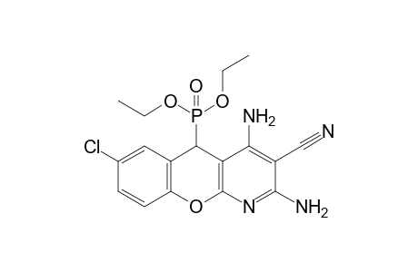 Diethyl (2,4-Diamino-7-chloro-3-cyano-5H-chromeno[2,3-b]-pyridin-5-yl)phosphonate