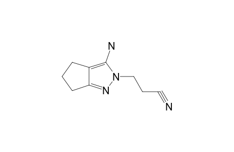 3-amino-2,4,5,6-tetrahydro-2-cyclopentapyrazolepropionitrile