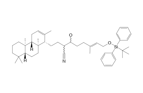 (6'E)-1'-(Isocopal-12-en-15-yl)-8'-[(t-butyldiphenylsilyl)oxy]-3'-hydroxy-6'-methyloct-6'-ene-2'-carbonitrile