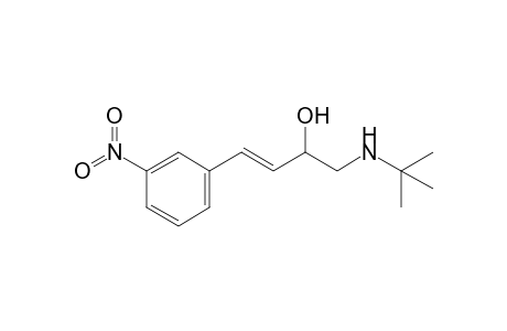 1-(t-Butylamino)-4-(3'-nitrophenyl)but-3-en-2-ol