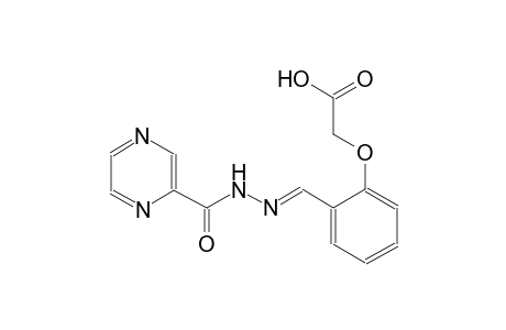 (2-{(E)-[(2-pyrazinylcarbonyl)hydrazono]methyl}phenoxy)acetic acid