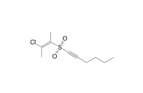 [(E)-(1,2-Dimethyl-2-chlorovinyl)] (1-hexynyl) sulfone