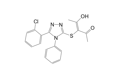 3-penten-2-one, 3-[[5-(2-chlorophenyl)-4-phenyl-4H-1,2,4-triazol-3-yl]thio]-4-hydroxy-, (3E)-