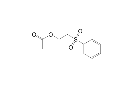 2-(Benzenesulfonyl)ethyl acetate