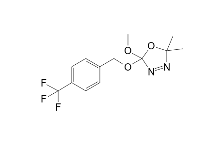 2-(PARA-TRIFLUOROMETHYL)-BENZYLOXY-2-METHOXY-5,5-DIMETHYL-DELTA(3)-1,3,4-OXADIAZOLINE
