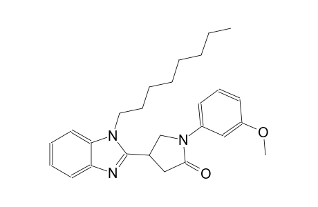 1-(3-methoxyphenyl)-4-(1-octyl-1H-benzimidazol-2-yl)-2-pyrrolidinone