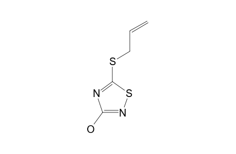 5-(allylthio)-1,2,4-thiadiazol-3-ol