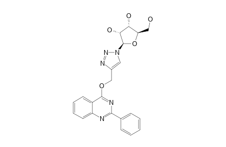 4-[[1-(BETA-D-RIBOFURANOS-1-YL)-1,2,3-TRIAZOL-4-YL]-METHOXY]-2-PHENYLQUINAZOLINE