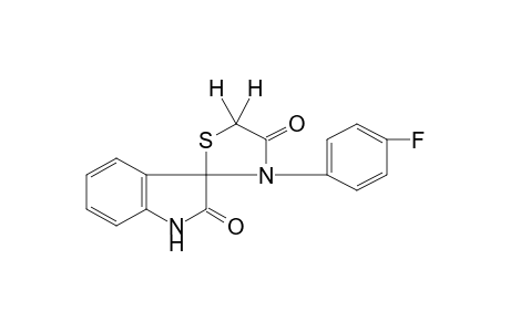 3'-(p-Fluorophenyl)spiro[indoline-3,2'-thiazolidine]-2,4'-dione