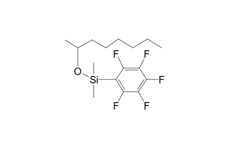 2-Dimethyl(pentafluorophenyl)silyloxyoctane